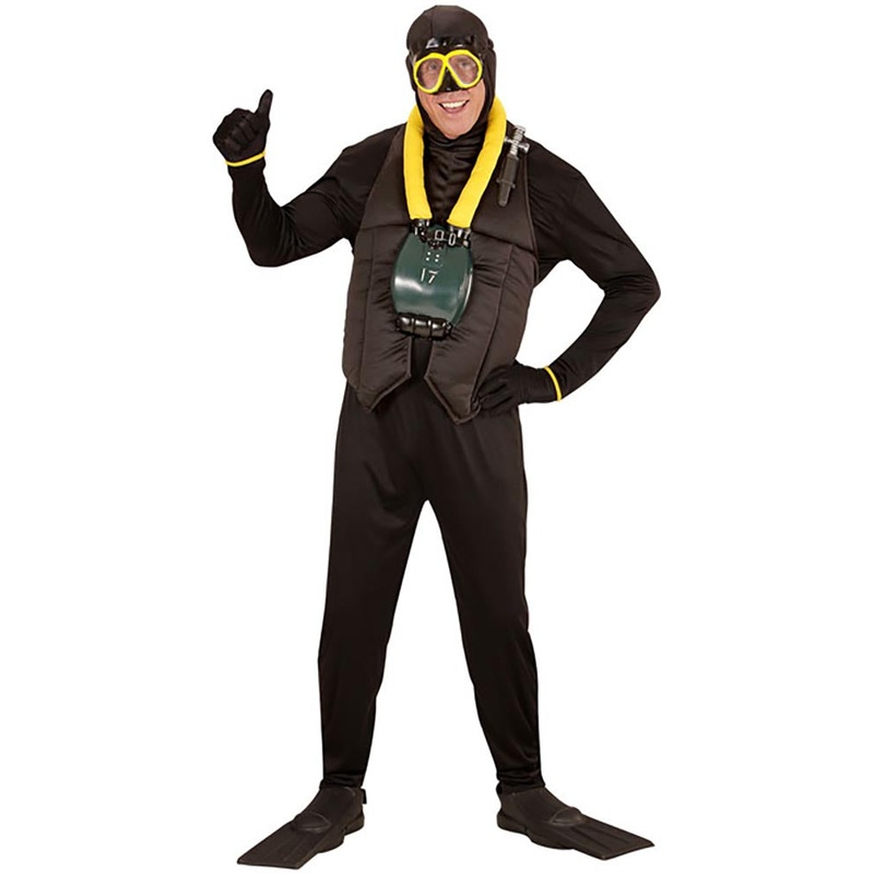 Scuba Diver Adults Costume|Medium