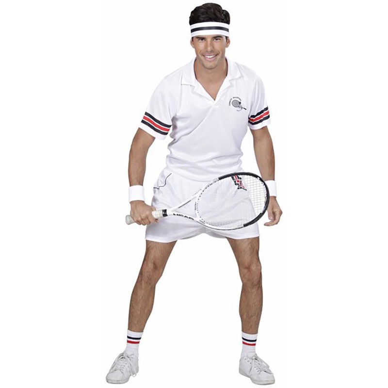 Tennis Player Mens Costume|Small|Medium|Large