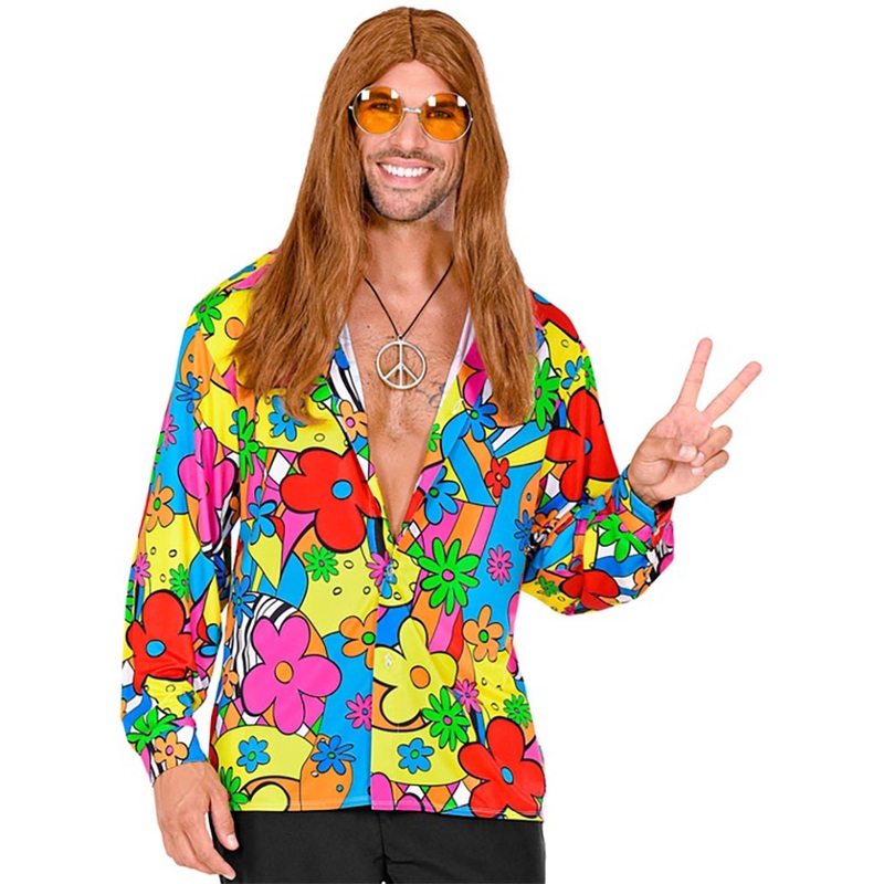 60s Flower Power Mens Shirt|Medium|Large|Extra Large