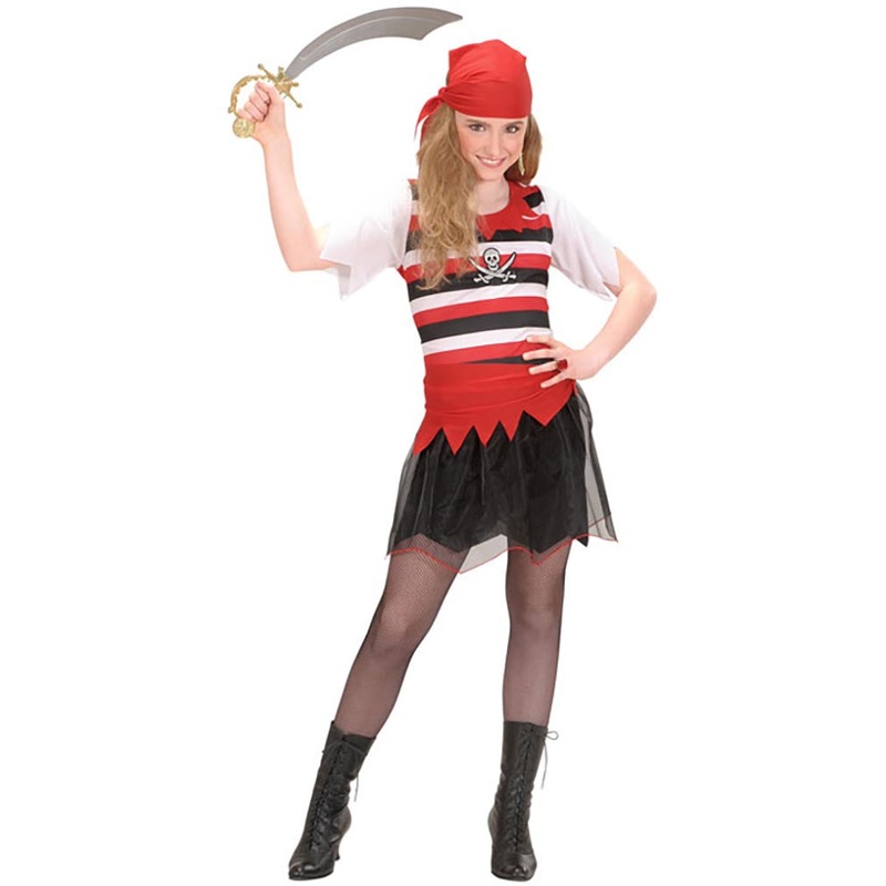 Pirate Girls Costume|5-7|8-10|11-13