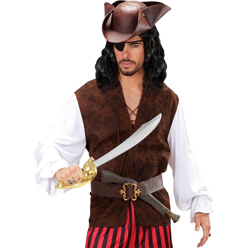 Pirate Mens Shirt with Vest|M/L|Extra Large