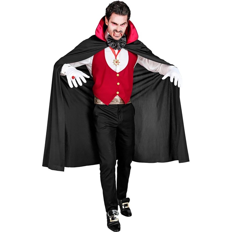 Red Vest Vampire Mens Halloween Costume