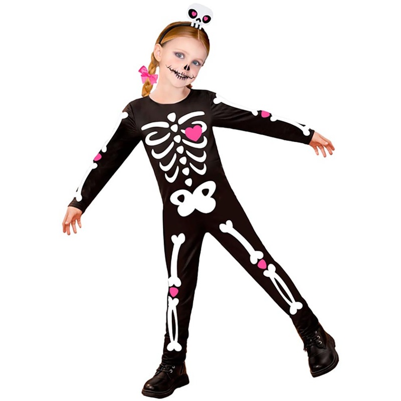Skeleton Girls Halloween Costume