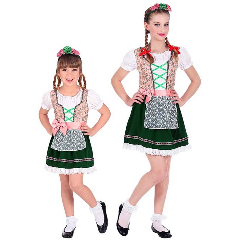 Bavarian Girls Costume|5-7|8-10|11-13