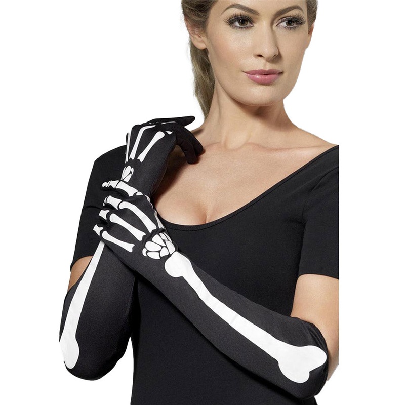 Black Skeleton Gloves