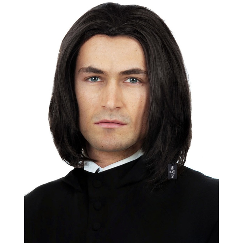 Dark Professor Deluxe Black Wig