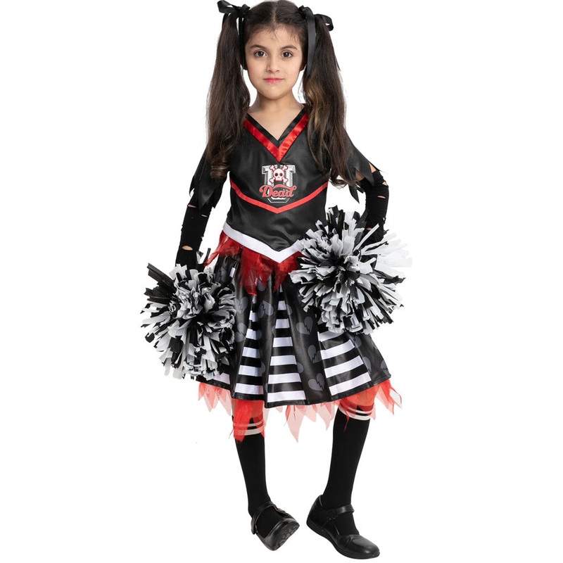 Spiritless Undead Cheerleader Girls Halloween Costume