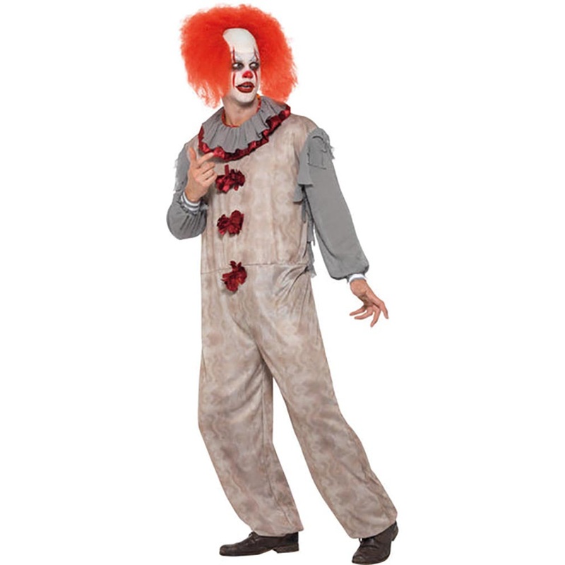 Vintage Clown Mens Halloween Costume