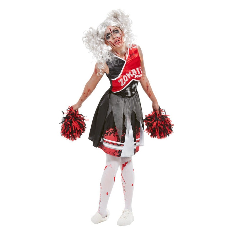 Zombie Cheerleader Womens Costume Halloween