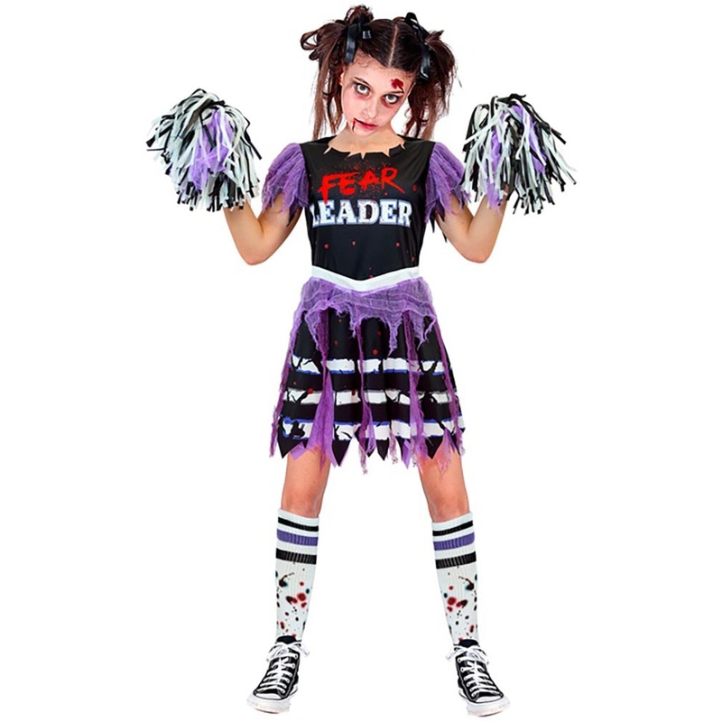 Zombie Fearleader Girls and Teens Halloween Costume