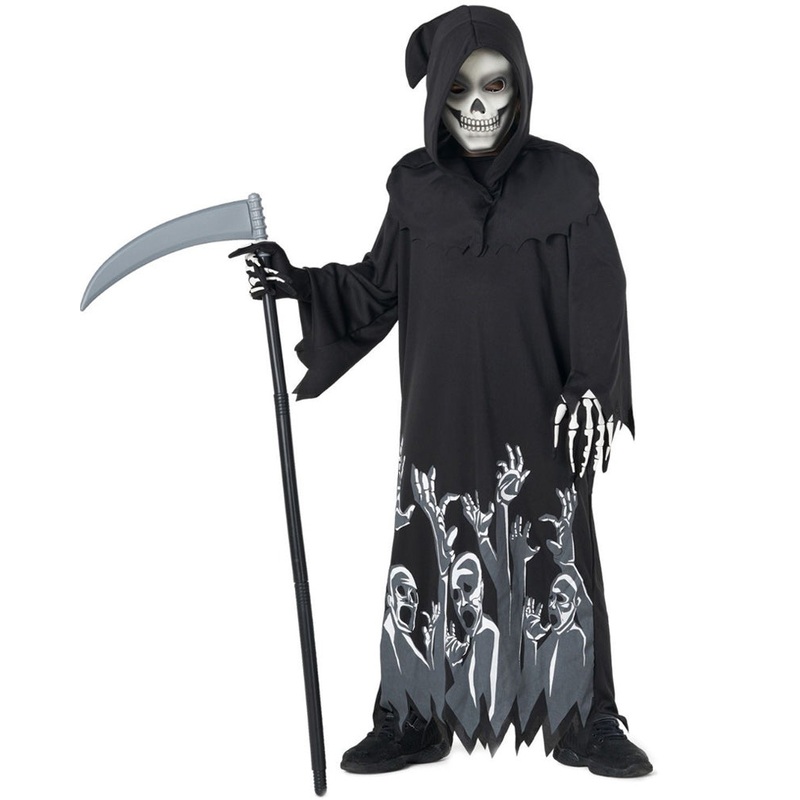 Glow Grim Reaper Boys Halloween Costume