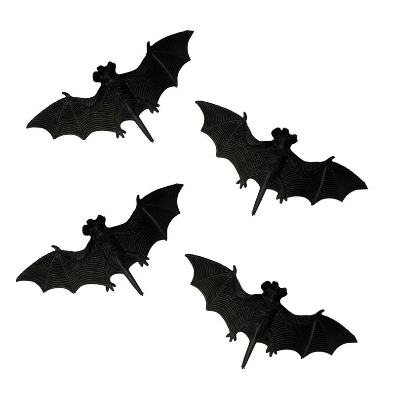 Halloween Fright Night Mini Bats Pack of 6