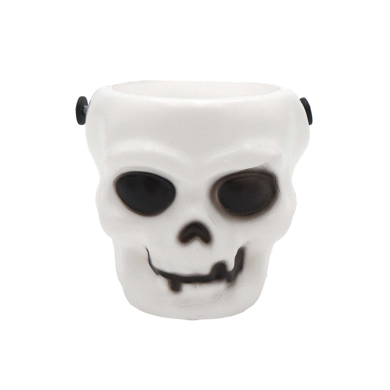 Halloween Fright Night Skulls Mini Bucket Pack of 6