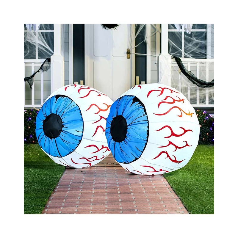 Large Set of Eyes Inflatable Halloween Decoration 90cm