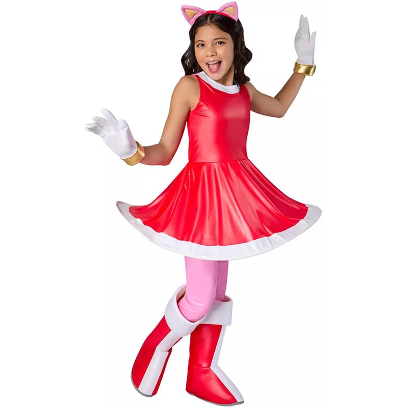 Sonic the Hedgehog Amy Rose Deluxe Girls Costume