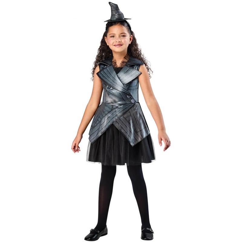 Wicked Elphaba Black Deluxe Girls Costume