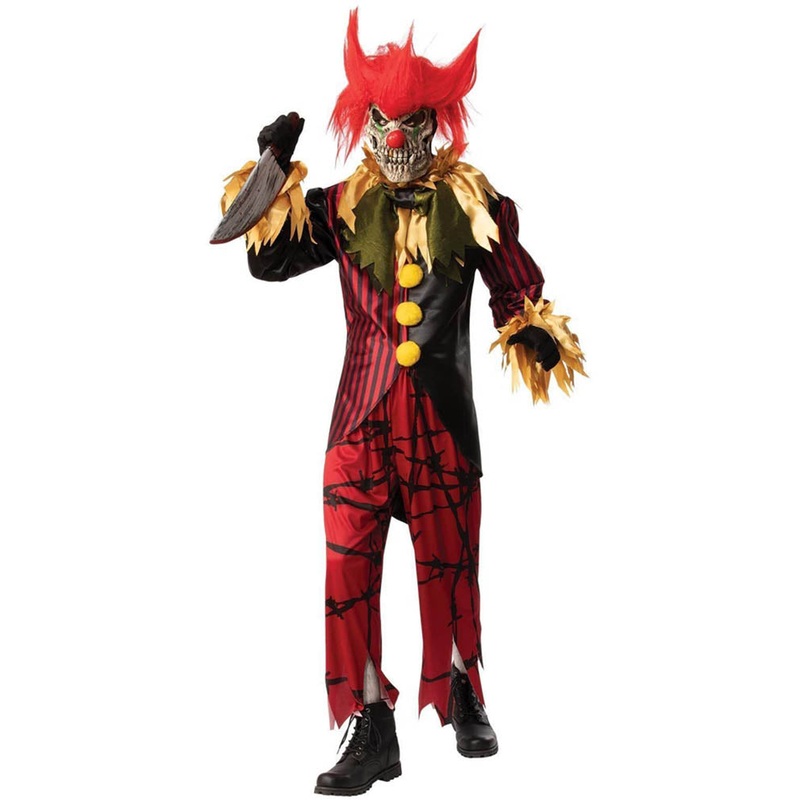 Crazed Clown Adult Halloween Costume
