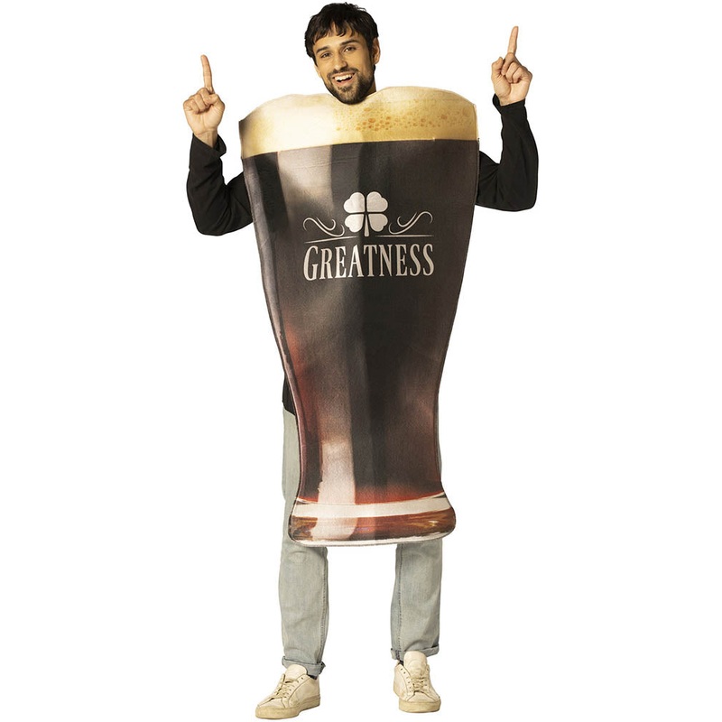 Dark Beer Glass Adult Costume|One Size