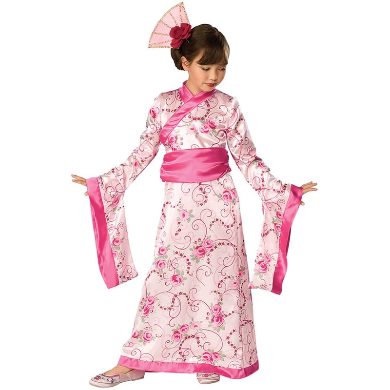 Japanese Pink Princess Girls Costume