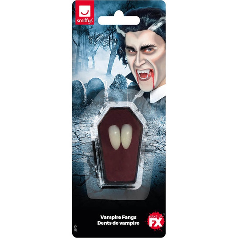 White Vampire Fang Tooth Caps For Halloween