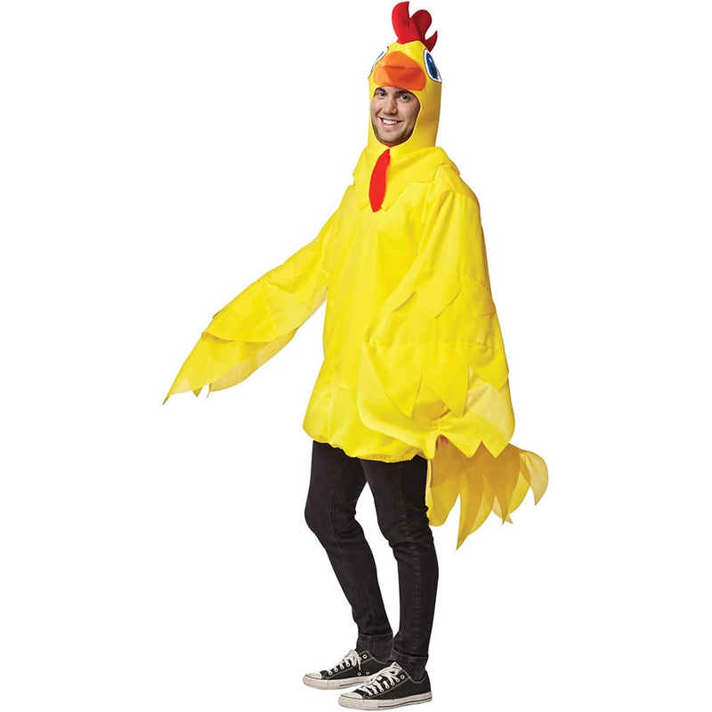 Yellow Chicken Adult Costume|One Size