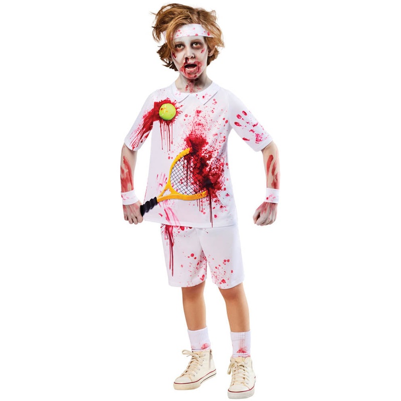 Zombie Rotter Federer Tennis Kids Halloween Costume