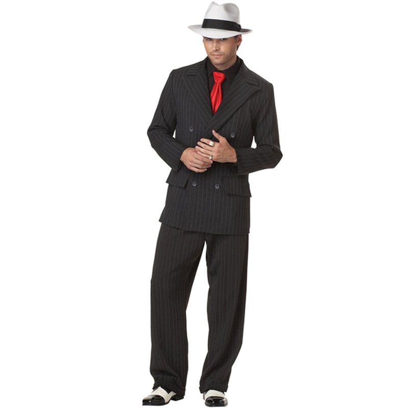 20s Mob Boss Mens Costume|Medium|Large|Extra Large