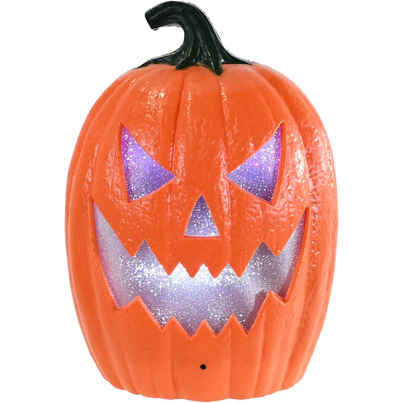 Light Up Jack-O-Lantern Halloween Decoration with Sound 30cm