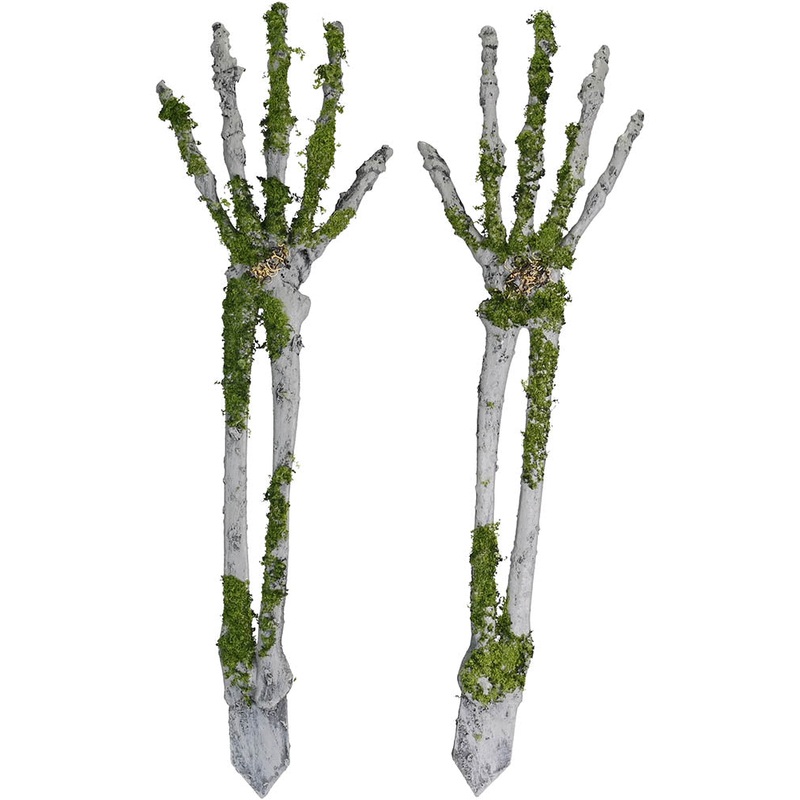 Moss Skeleton Hands Halloween Decoration 44cm