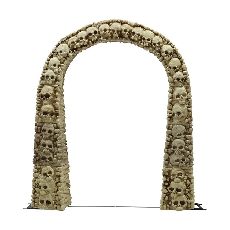 Skull and Bones Archway Halloween Decoration 2.6m