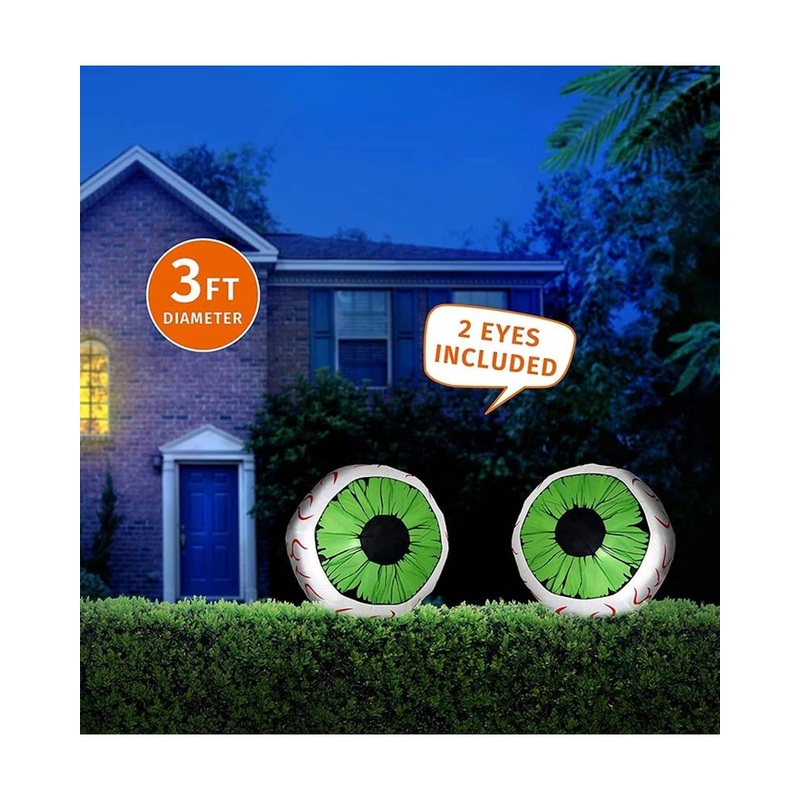 Spooky Eyes Halloween Lawn Inflatable 90cm