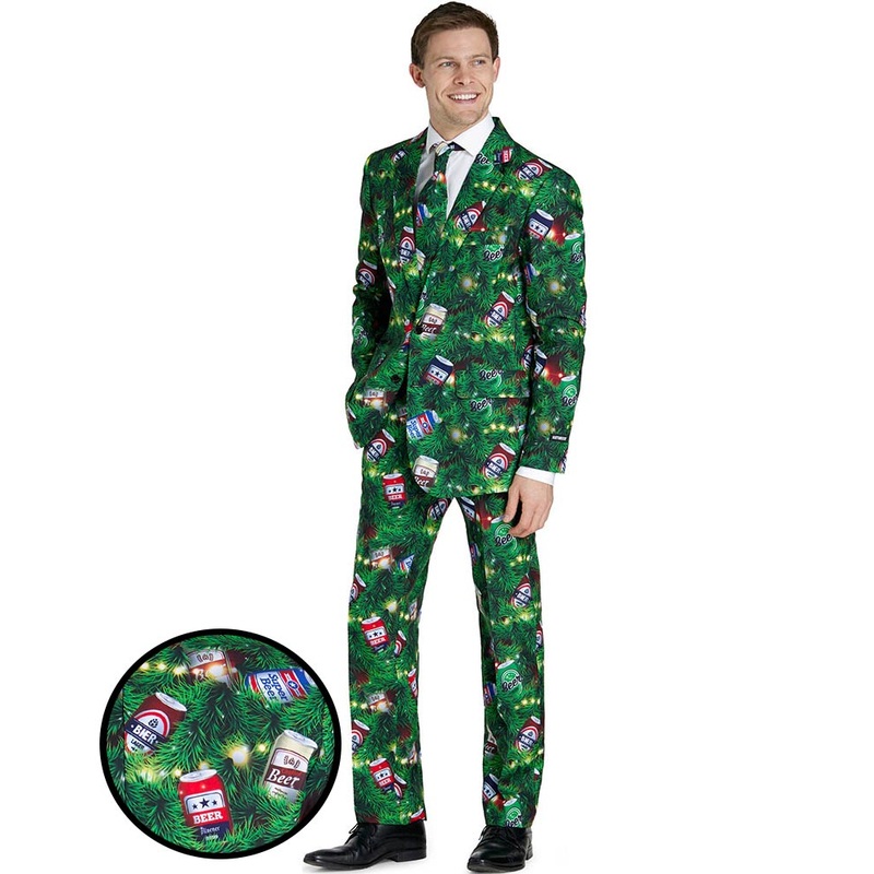 Christmas Beers Green Mens Suitmeister