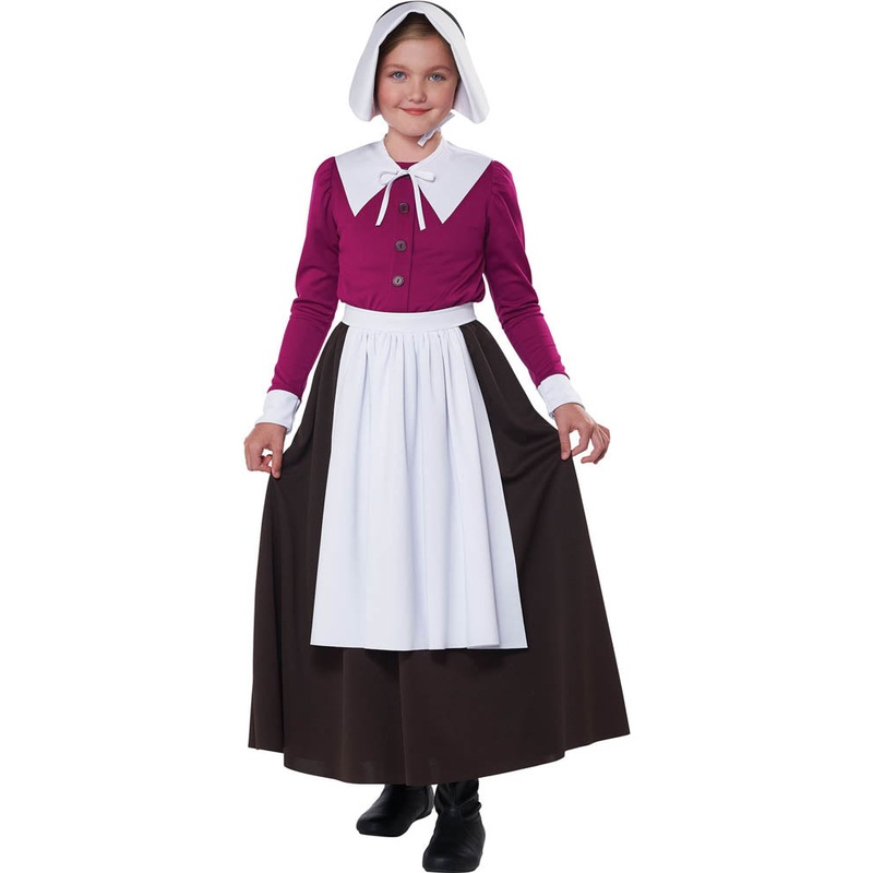 Mayflower Pilgrim Girls Costume