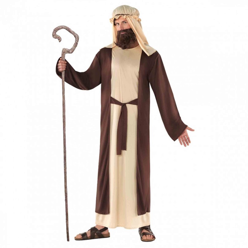 Morph Costume Nativity Joseph Brown Mens Size Medium