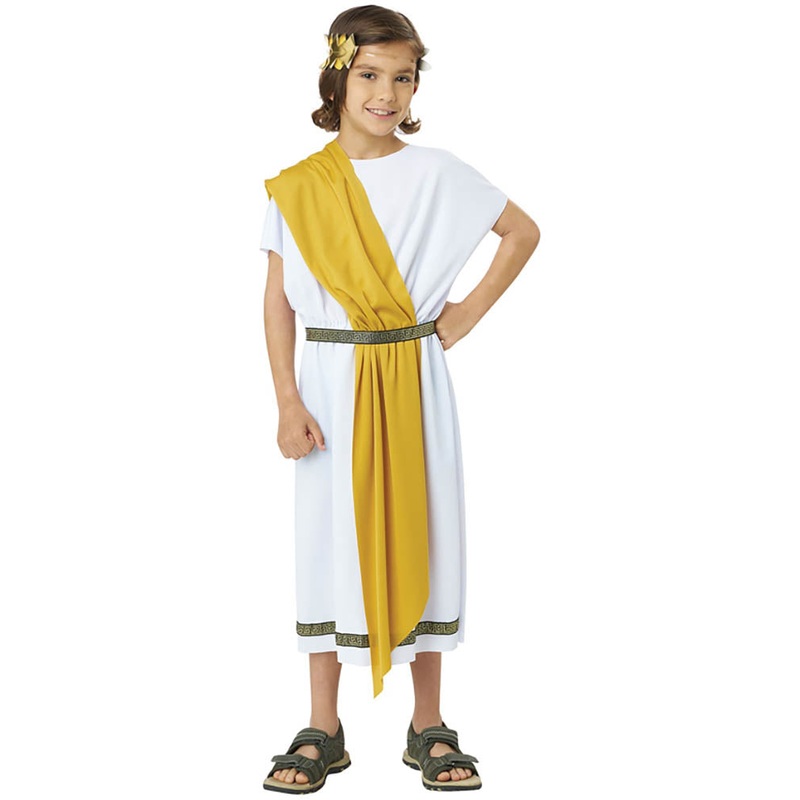 Classic Toga Kids Costume|Small|Medium|Large|Extra Large