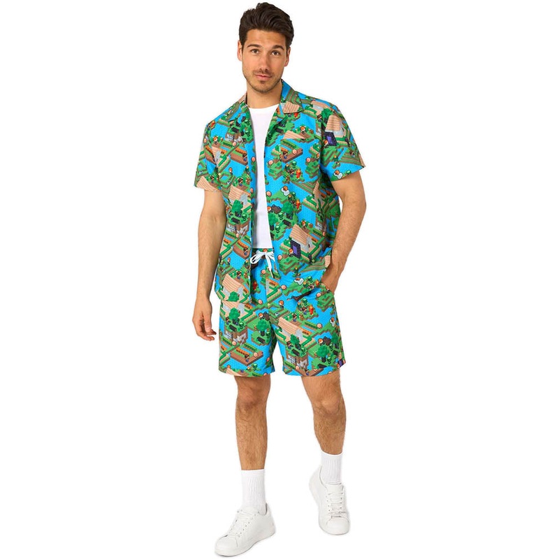 Minecraft OverWorld Mens Summer Set