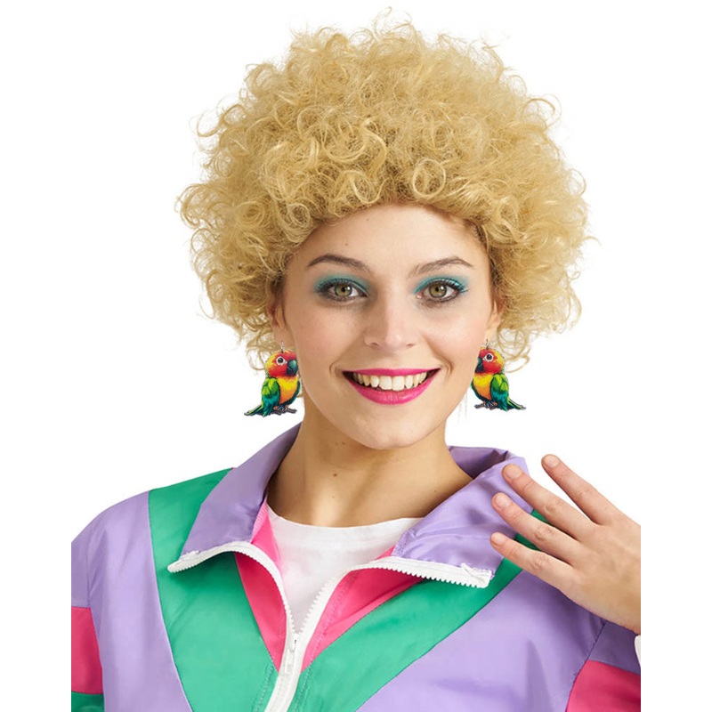 The Foxy Bogan Deluxe Wig and Earrings Set
