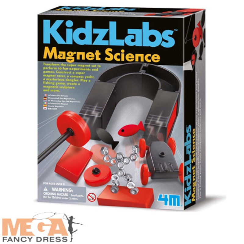 4M Kidz Labs Magnet Science Model Kit Educational Ages 7+