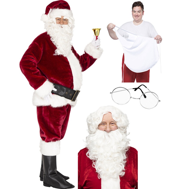 Christmas Complete Professional Santa Suit Bundle