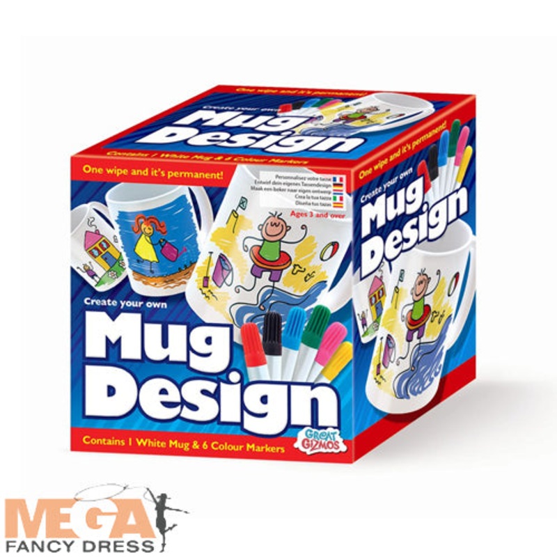 Kids Creative Mug Design Kit - Arts & Crafts