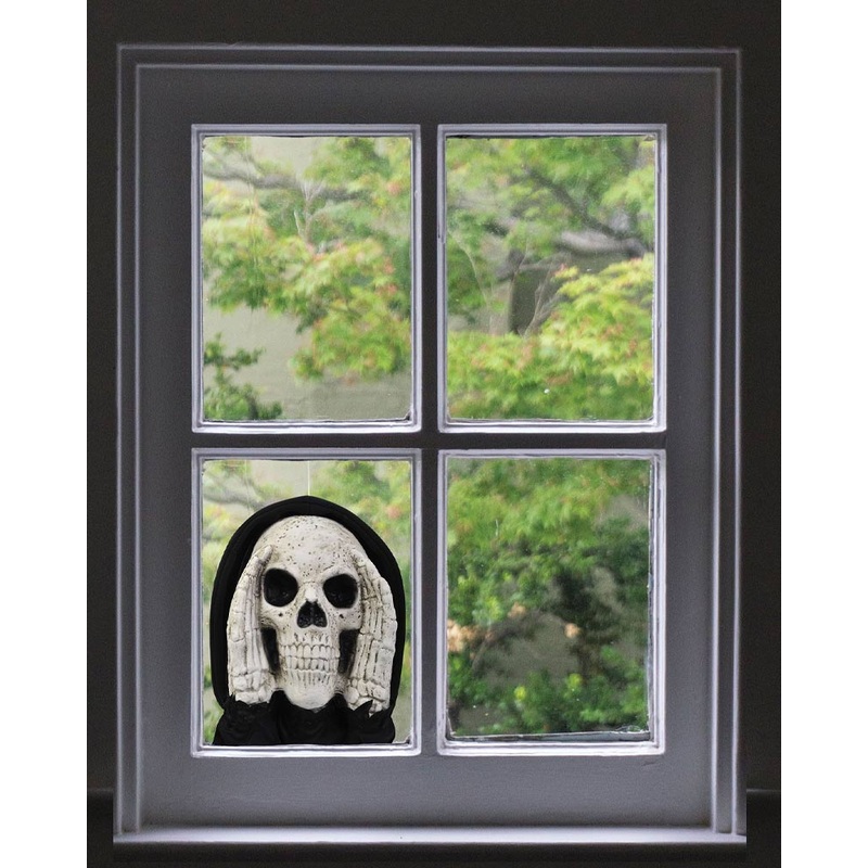 Scary Reaper Window Peeper Halloween Decoration 30.5cm