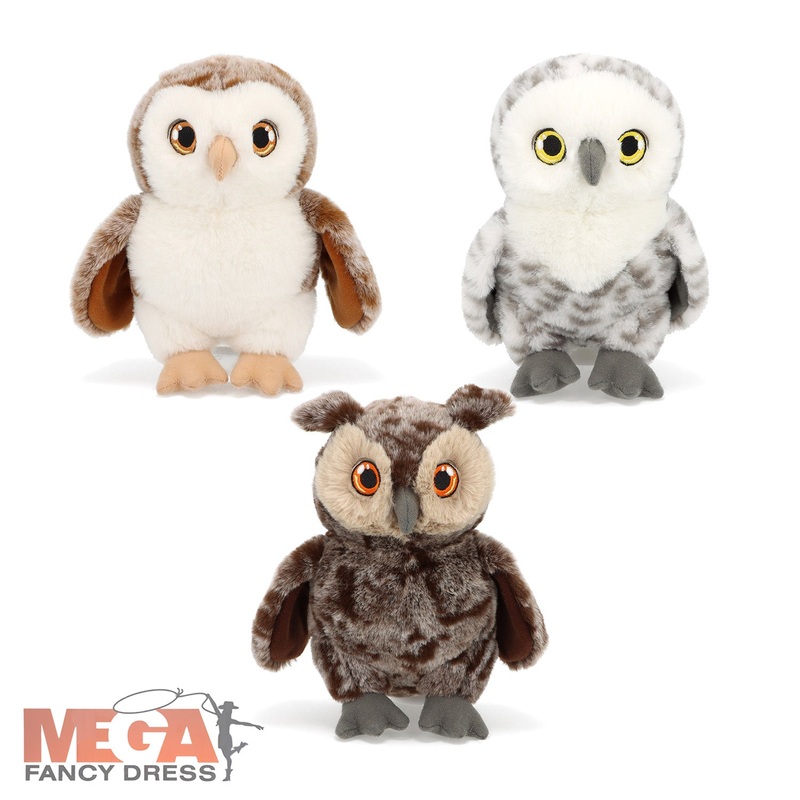 18cm Owl Plushies|Cream|Brown|Grey