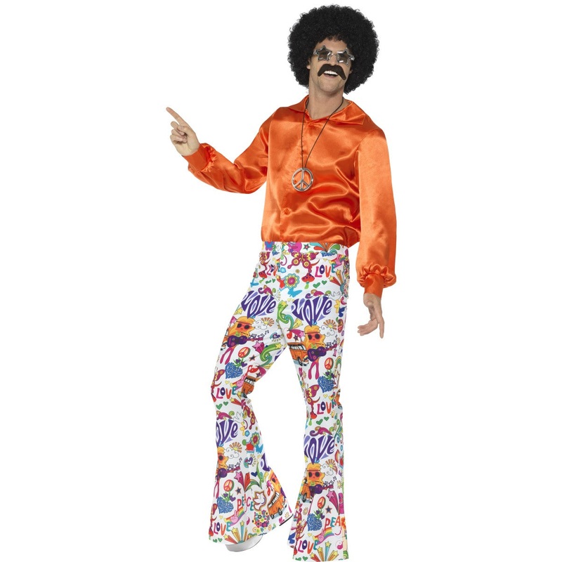 1960s Groovy Flared Trousers Men's Fashion