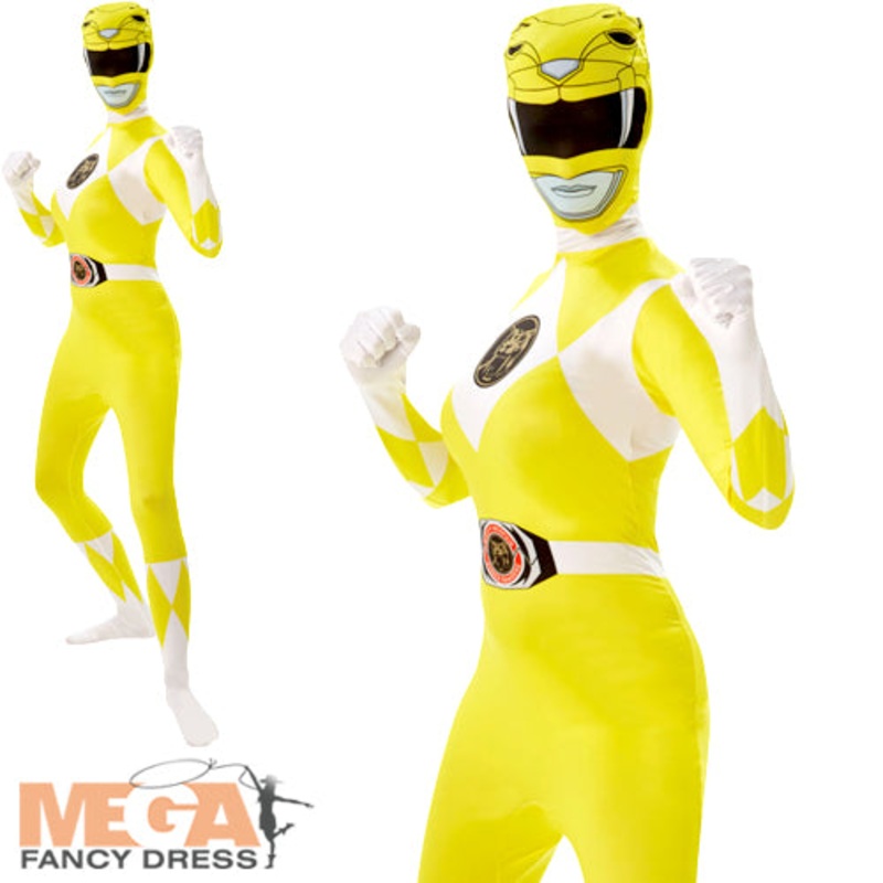 Yellow Power Ranger Ladies 2nd Skin Suit