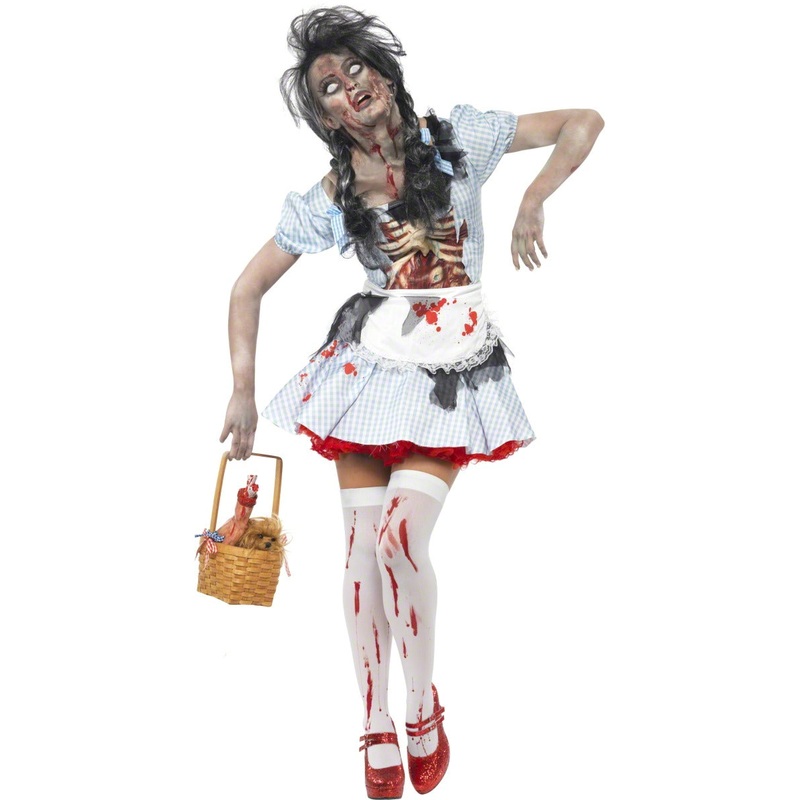 Zombie Dorothy Costume Horror Fancy Dress