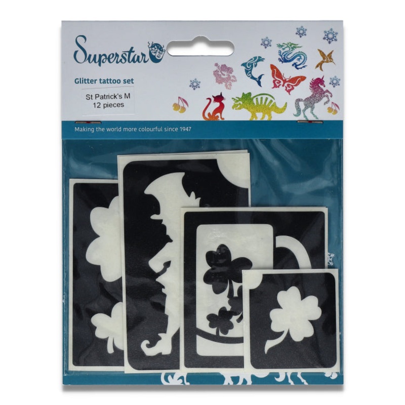 Superstar, Tattoo Set x 12, St Patrick
