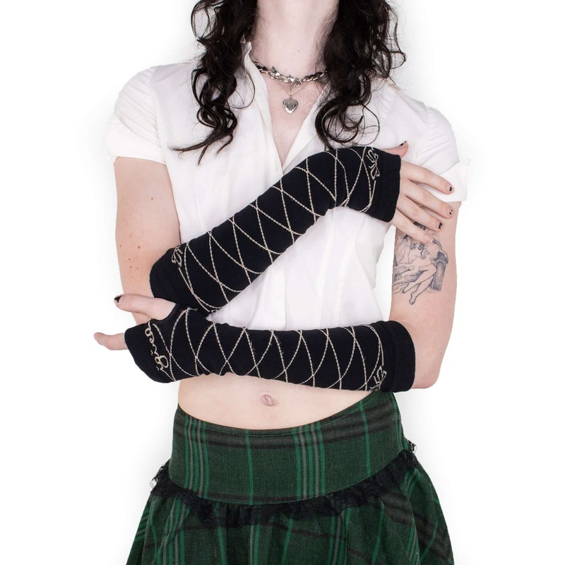 Black Bow Sleeves