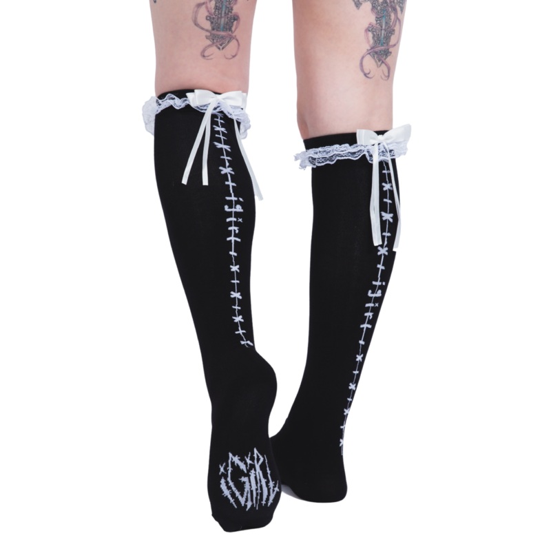 Stitch Socks|Black