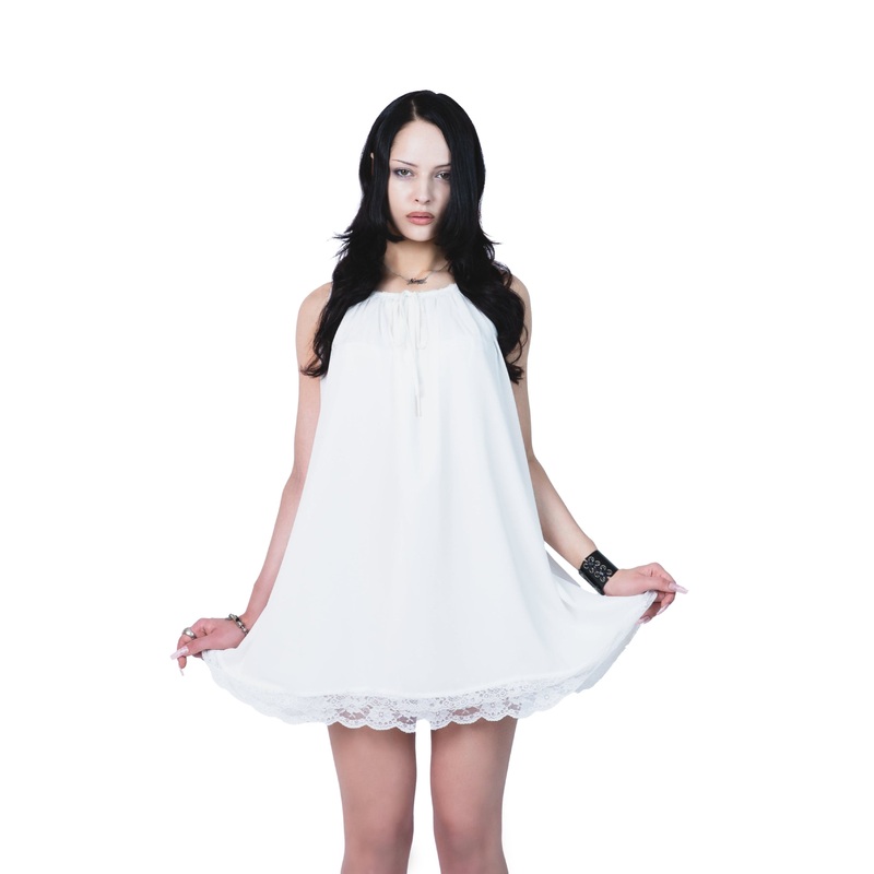 White Wilt Dress|XS/S|M/L|XL/2XL
