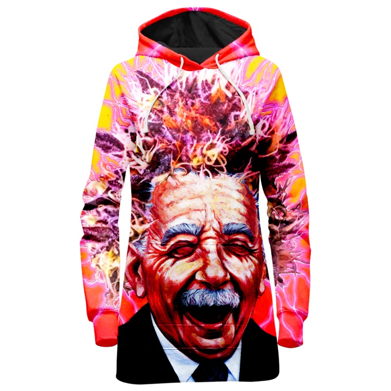 Albert Pinestein Hoodie Dress|X-Small|Small|Medium|Large|X-Large|XX-Large|XXX-Large